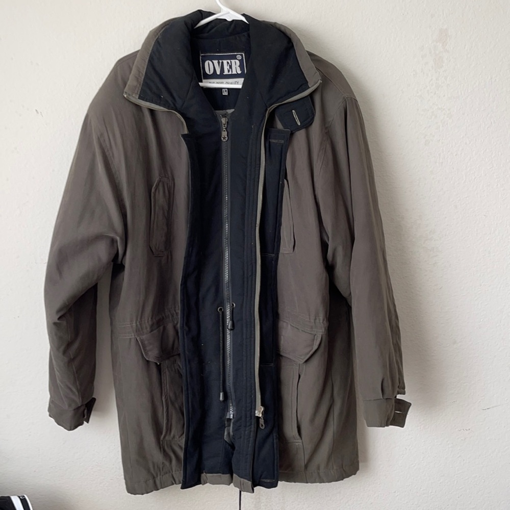 OVER brand . Size L. Color green & black